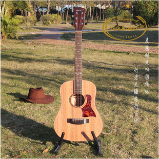 行者民謠 田園情懷麥穗時光36寸旅行吉他*桃花芯 現(xiàn)貨
