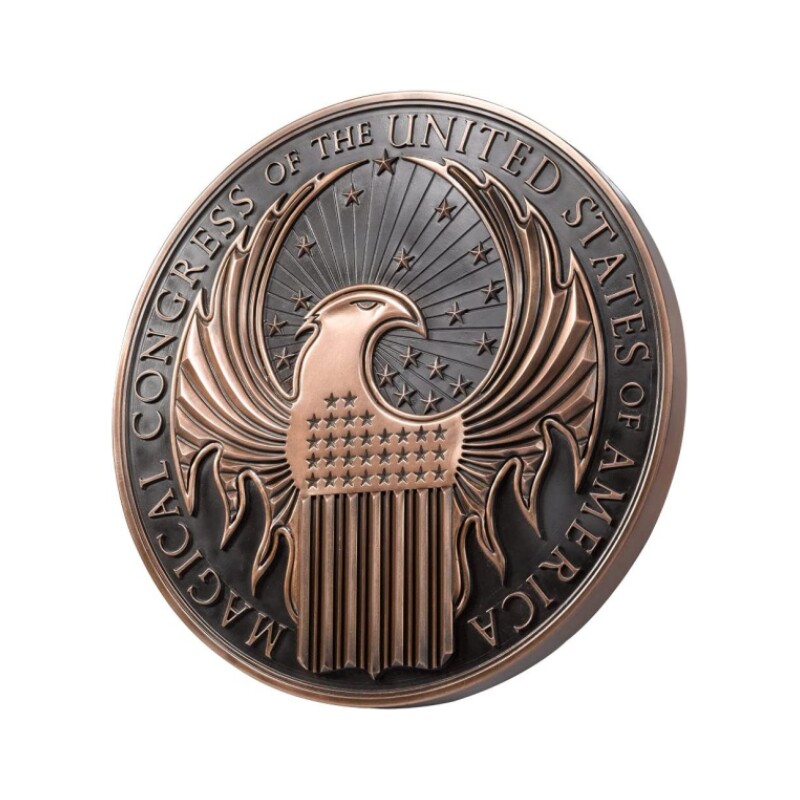 美国代购官网正品神奇动物在哪里周边魔法部徽章墙饰挂件装饰壁挂