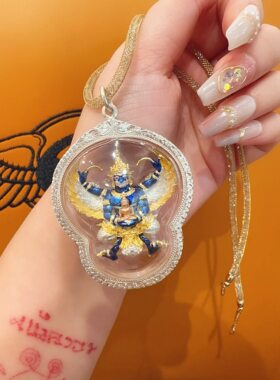 泰国鹰神 大鹏金翅鸟 里外纯银