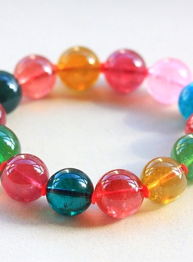 精选收藏级碧玺大颗粒手链