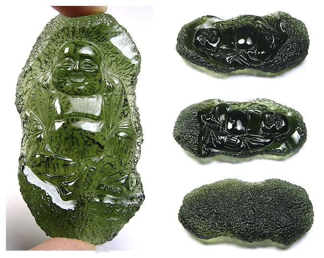 珍藏级捷克陨石弥勒佛大坠