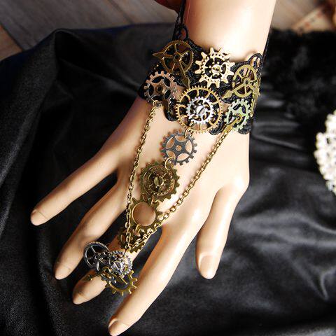 蒸汽朋克steampunk维多利亚腕带