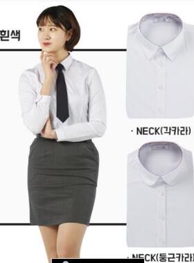 韩国高中校服 正品 学生衬衫 白衬衫 女款