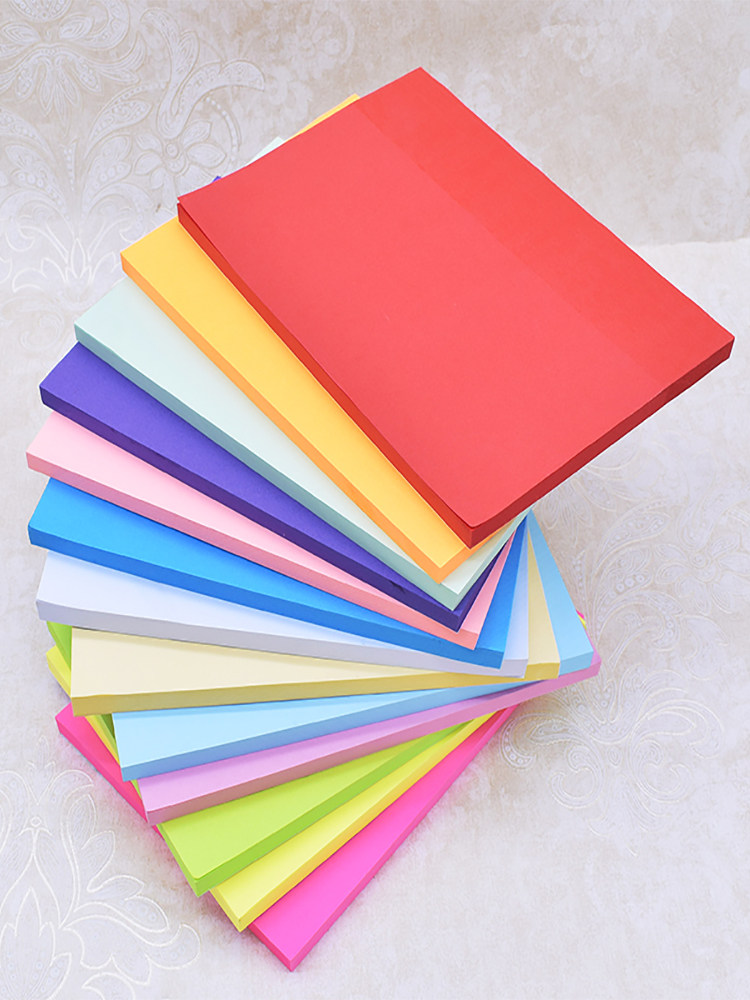 대형 A5 스티커 메모의 세로 버전 A6 스티커 메모 다채로운 N 시간 스티커 사무용품 특수 스티커 메모 용지 짧은 측면 스티커