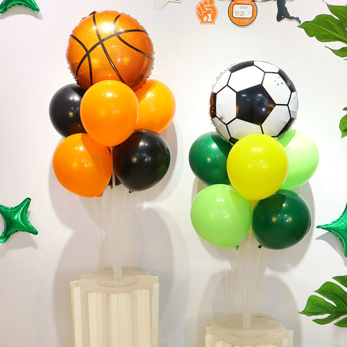 足球桌飘支架气球店铺装饰布置品