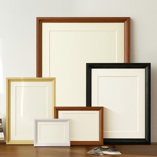 实木相框空框摆台高级感a3画框挂墙装裱a4字画书法儿童展示外框架