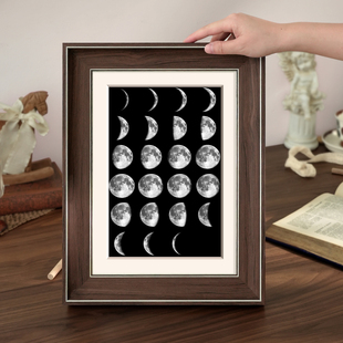 高级感复古相框空框摆台洗照片定制加打印6寸7寸8挂墙装 裱展示a4