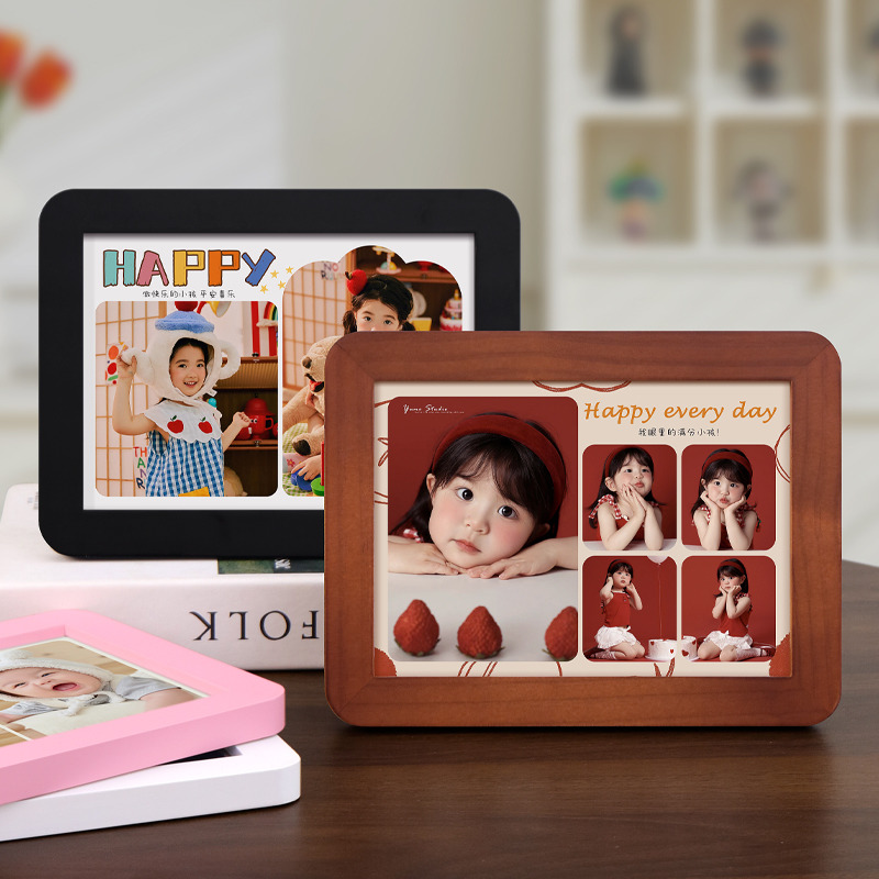 高级感宝宝相框摆台照片定制diy