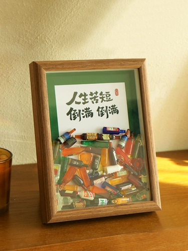 Креативный декор, фоторамка, высококлассный трехмерный настольный аксессуар для гостиной ручной работы, «сделай сам», подарок на день рождения