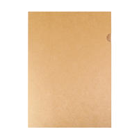 10 L-shaped folders, a4 single-page insert bag, thickened 337g acid-free kraft paper file case, custom-made printed l thumbnail 5