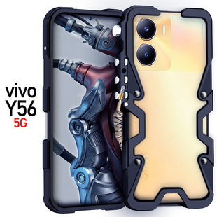 vivo y300proY200E手机壳Y36M保护套39铝合金属边框霸气55iT1机甲76S男75S变形金刚Y100MIY77/78T+户外登山