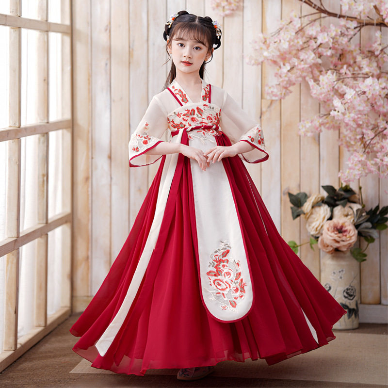 超仙襦裙汉服女童连衣裙