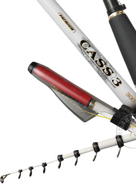 韩国龙成 卡斯3 椭圆陶瓷SIC环斜环支架1.5号船竿小继短矶竿 白色