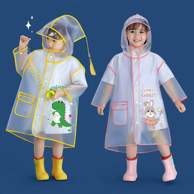 儿童雨衣幼儿园小学生上学专用安全防暴雨男孩女孩全身防水雨披图片