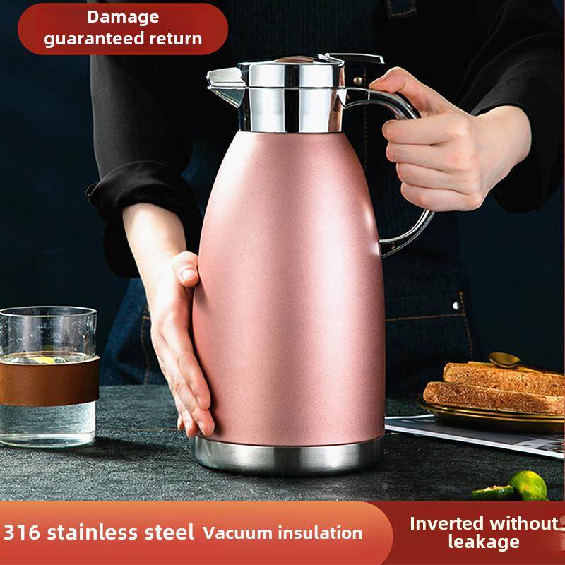 热水壶家用316不锈钢保温壶大容量学生宿舍茶楼餐厅暖水壶开水瓶