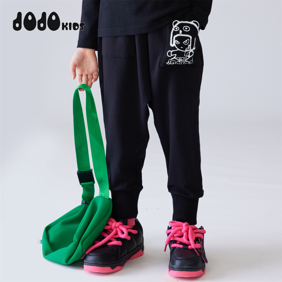 jojo童装男童秋季休闲哈伦裤