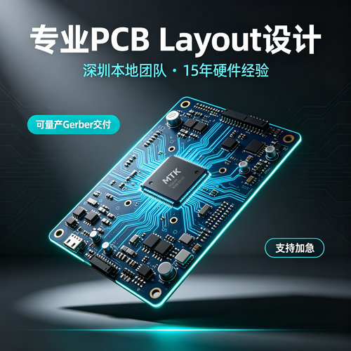 PCB 设计代画 Layout 电路板布线高速多层板原理图还原深圳加急