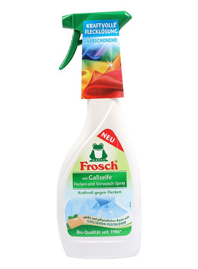 德国原装进口Frosch菲洛施天然配方高效去污衣物特殊污渍预洗喷剂