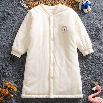 米奇宝宝秋冬保暖睡袍加厚纯棉