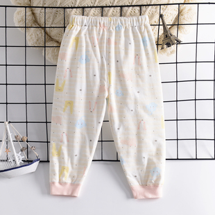 保暖打底裤 子哈米奇男女儿童薄棉裤 内穿 哈咪奇婴儿宝宝夹棉裤 冬季