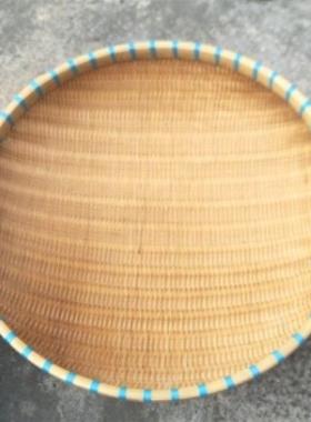 包邮超大号深款竹编筲箕圆筲箕竹编篮深款簸箕淘米篮65CM特价