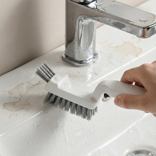 三合一缝隙刷卫生间地缝刷地板洗墙角浴室长柄硬毛死角清洁刷子