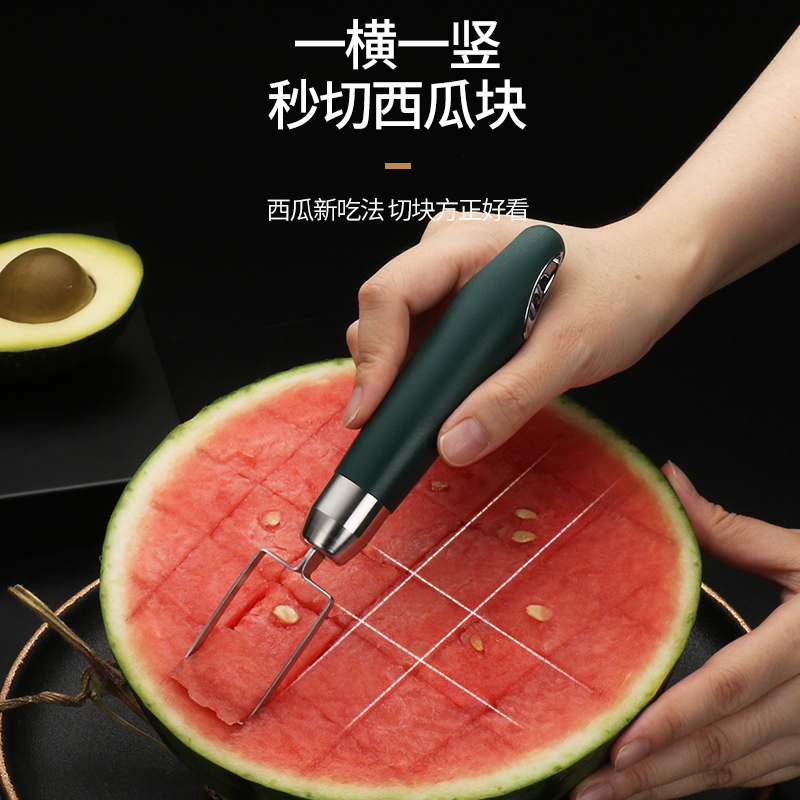 不锈钢切西瓜吃瓜神器