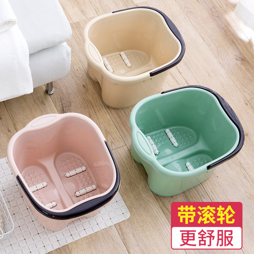 宿舍塑料加厚洗脚盆泡脚桶足浴桶