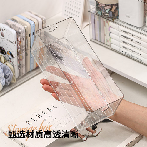 桌面收纳盒亚克力零食杂物筐