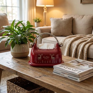 新款 手提纸巾盒家用客厅高级感创意抽纸盒桌面茶几纸巾收纳盒家用