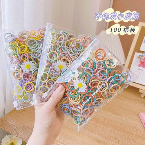 毛绒不伤发弹力圈头绳