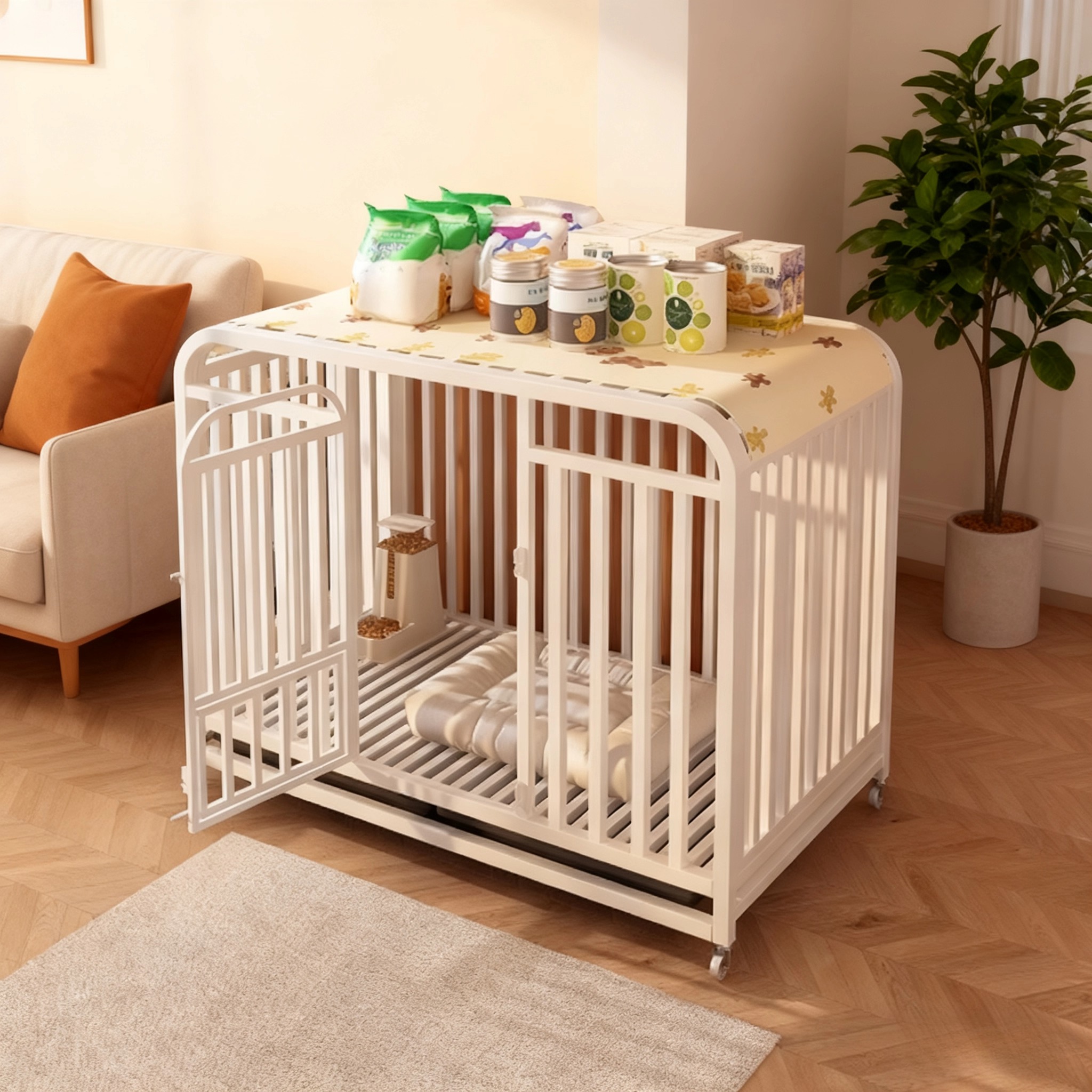 狗笼子室内中大型犬围栏家用带