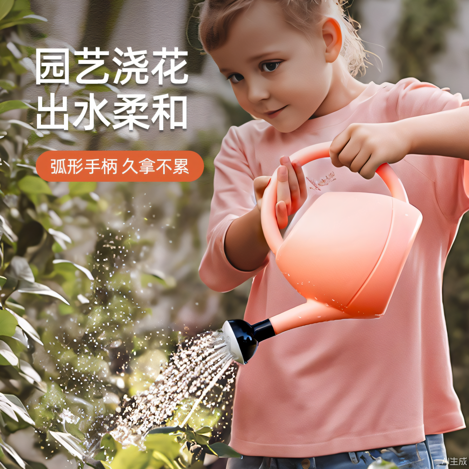 儿童亲子浇水壶洒水壶长嘴两用
