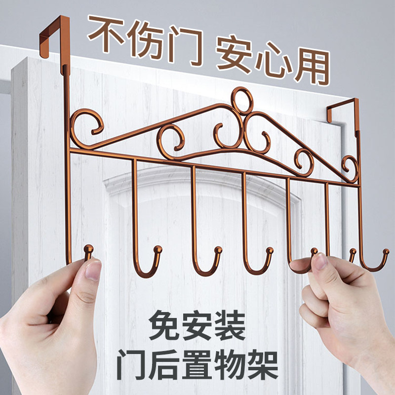门后挂钩墙壁免打孔挂衣架衣帽钩图片