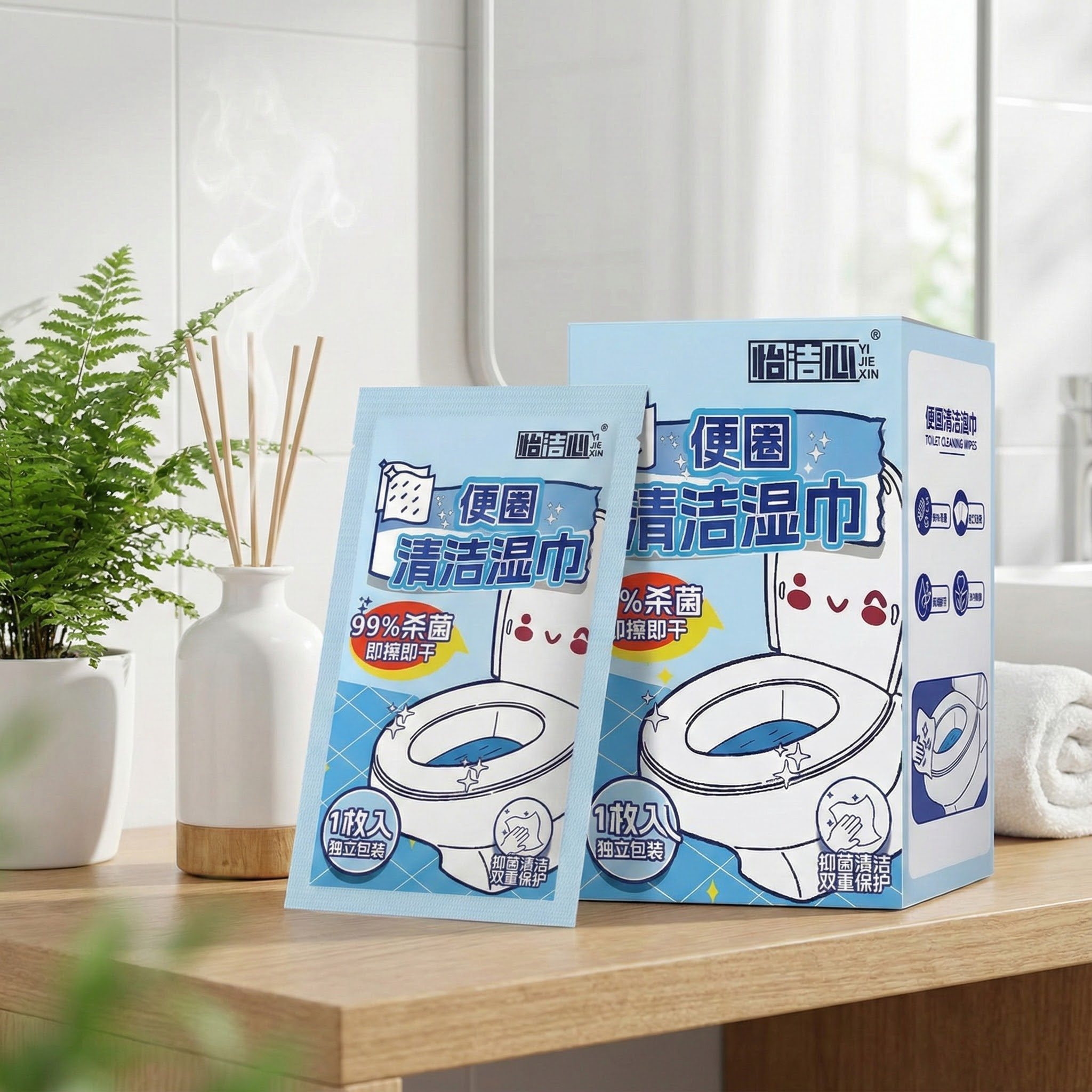 马桶便圈坐便器湿巾厕所擦马桶可冲散降解卫生间清洁湿巾便圈清洁,洗护清洁剂/卫生巾/纸/香薰,卫浴湿巾,淘宝优惠券,粉丝福利购,淘宝优惠卷