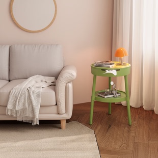 边几置物架客厅简易床头柜子角几阳台茶几卧室床边置物架沙发边几