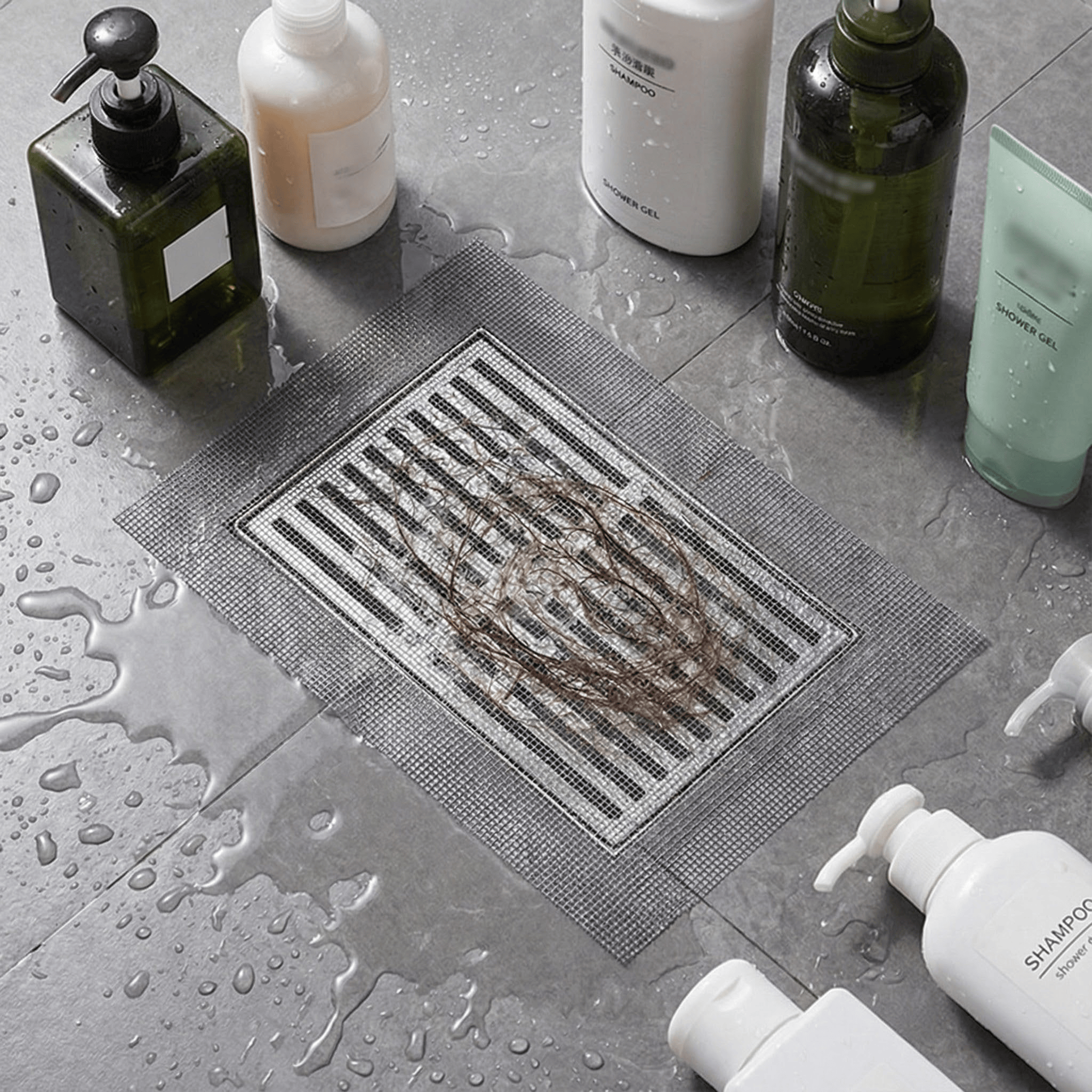 卫生间卷装地漏贴自粘长方形可剪裁浴室用头发防堵过滤网防虫地漏,家庭/个人清洁工具,地漏防臭器,淘宝优惠券,粉丝福利购,淘宝优惠卷