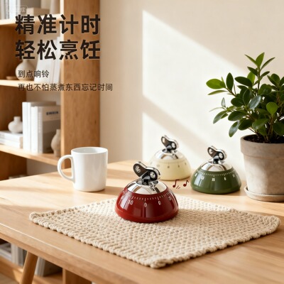 吸磁机械计时器厨房学习专用
