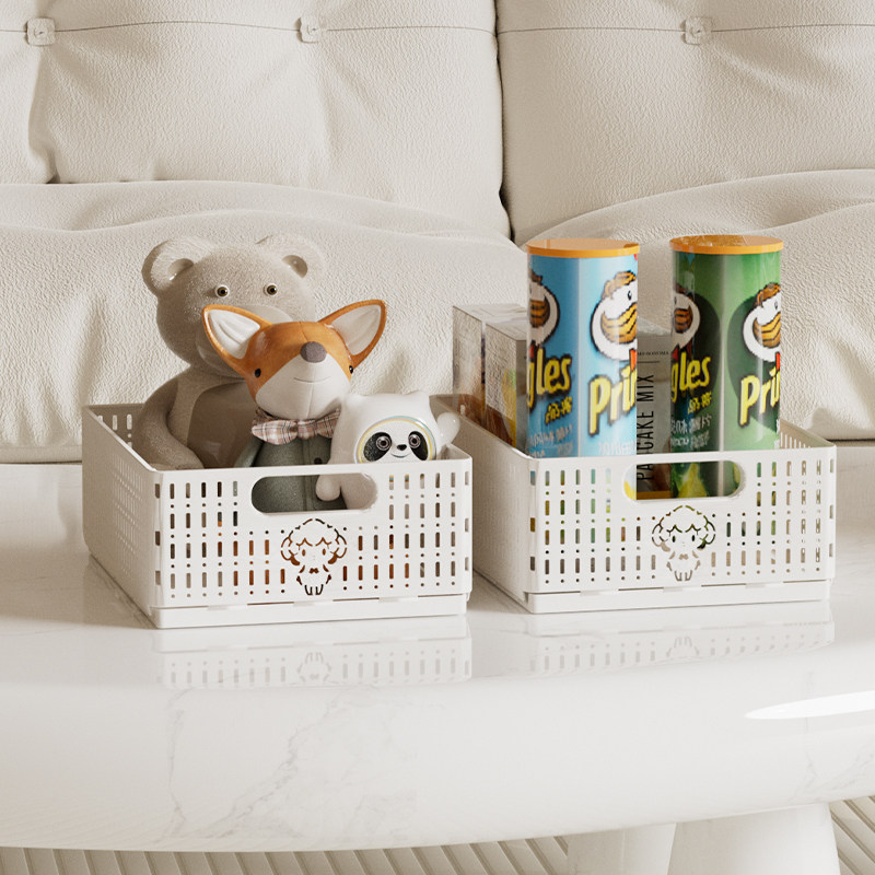 零食杂物收纳筐家用塑料置物篮厨房橱柜储物箱宿舍衣柜衣服整理箱,收纳整理,零食收纳筐,淘宝优惠券,粉丝福利购,淘宝优惠卷