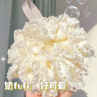 蕾丝沐浴球浴花泡泡洗澡球超柔软女大号可爱搓澡两用洗浴用品浴室