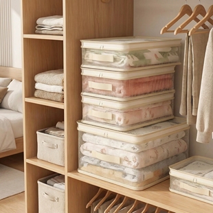 家用床单被罩特厚整理袋床上四件套收纳袋透明棉被衣物防霉储物包