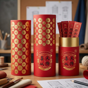 马年创意抽签红包袋桶盲盒新款公司年会抽奖摇红包趣味抽奖桶中式