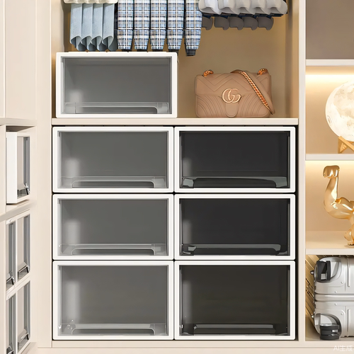 家用抽屉式收纳箱加厚透明整理箱