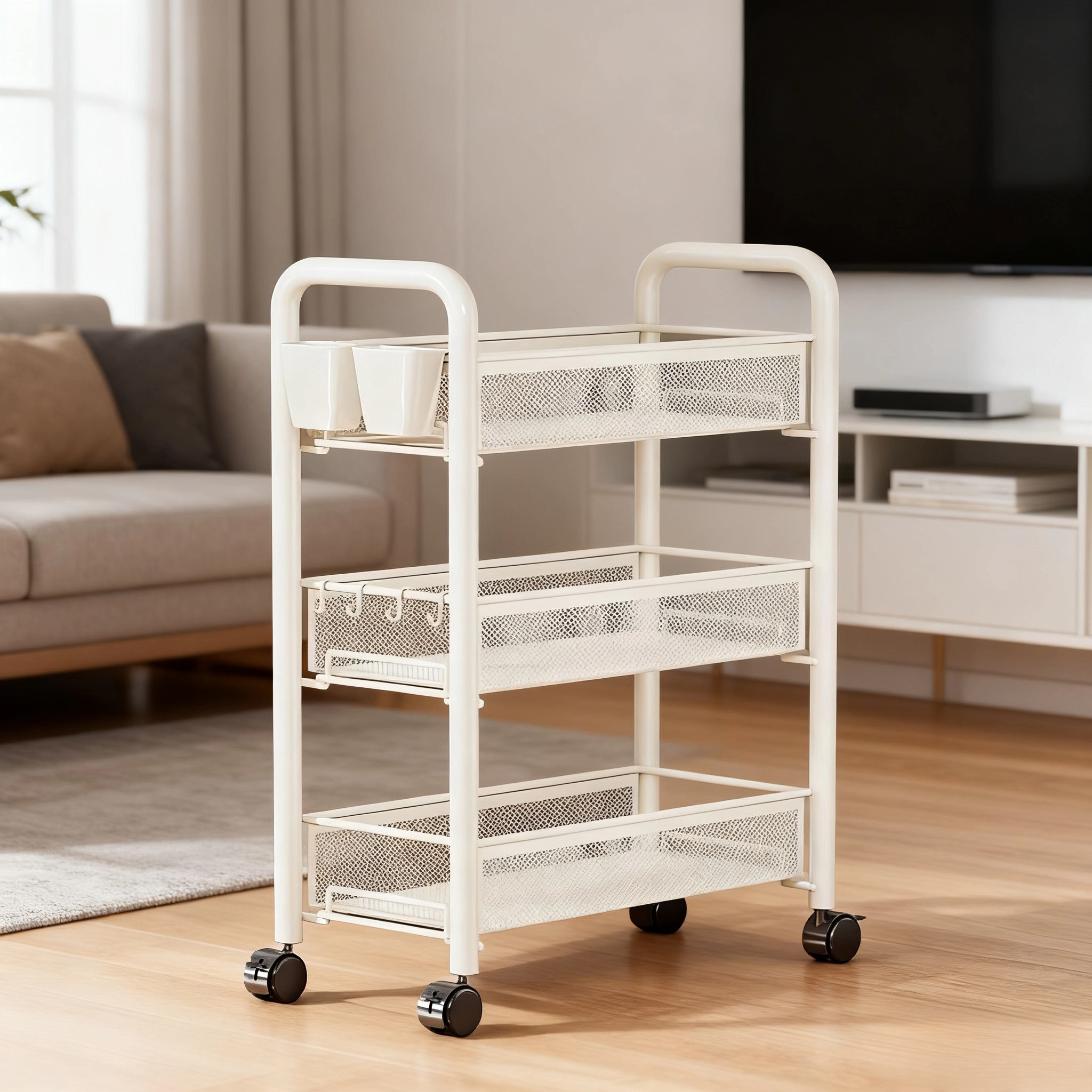 宿舍小推车置物架寝室书桌下小