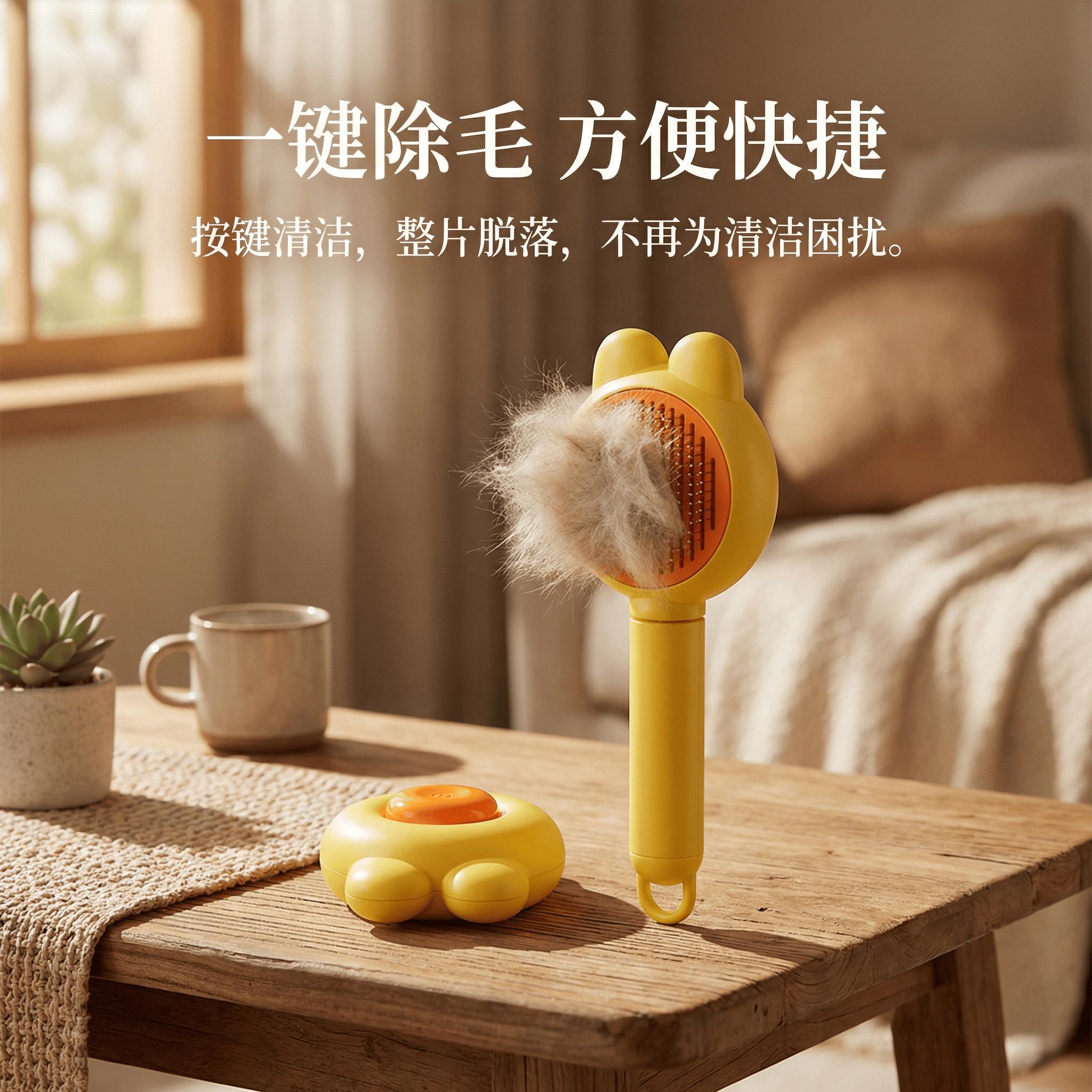 新品除毛猫梳子自动褪毛美容狗梳子宠物一键除毛梳子造型毛刷便携,宠物/宠物食品及用品,猫狗梳子/排梳,淘宝优惠券,粉丝福利购,淘宝优惠卷