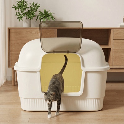 猫砂盆猫砂铲超大号全封闭式防