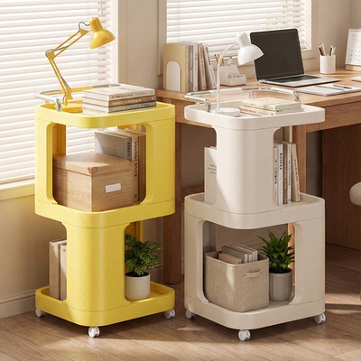 可移动边几小推车置物架免安装