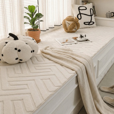 舒棉绒防滑飘窗垫窗台垫新款四季