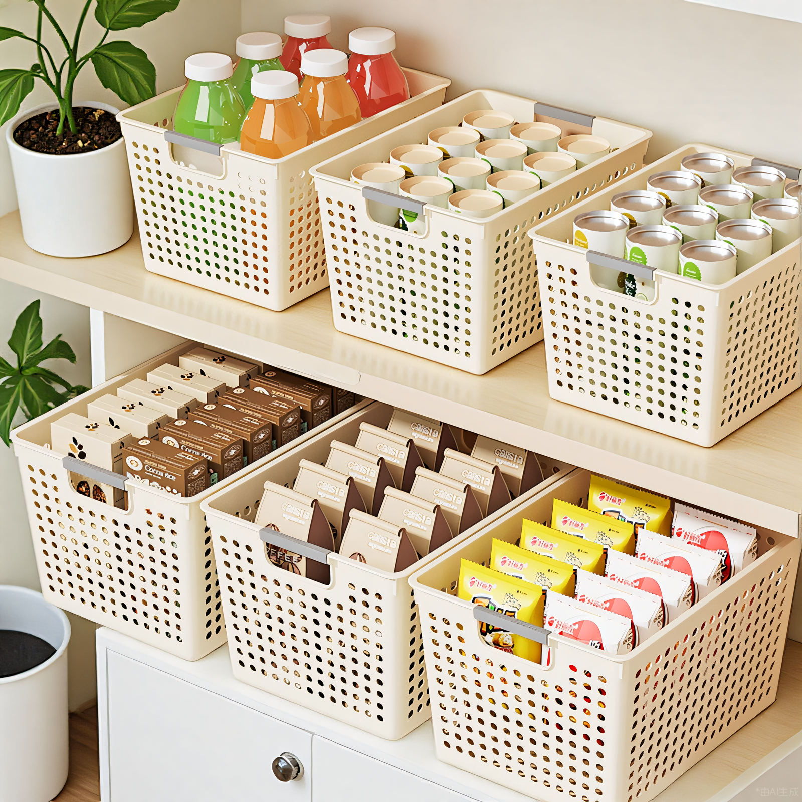 收纳筐杂物收纳箱玩具整理筐家用储物盒厨房橱柜篮子桌面置物箱,收纳整理,桌面收纳盒,淘宝优惠券,粉丝福利购,淘宝优惠卷