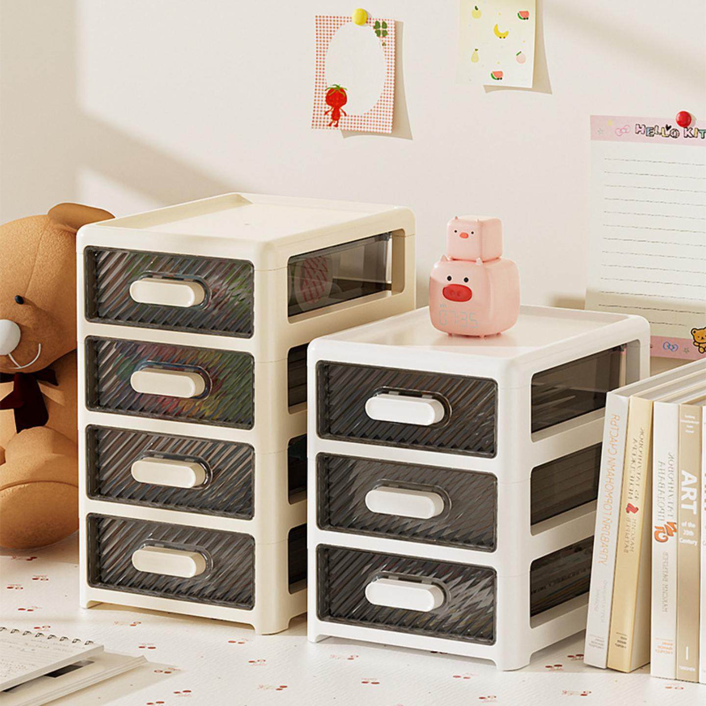 【直播专享】五层抽屉式桌面收纳盒家用多层收纳柜内衣裤储物盒,收纳整理,桌面收纳盒,淘宝优惠券,粉丝福利购,淘宝优惠卷